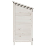 Capanno da Giardino con tetto Bianco 106,5 x 56 x 113,5 cm