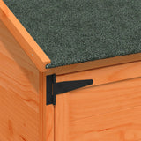 Capanno da Giardino con tetto Marrone 59,5 x 56 x 176,5 cm