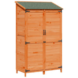Capanno da Giardino con tetto Marrone 106,5 x 56 x 176 cm