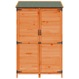 Capanno da Giardino con tetto Marrone 106,5 x 56 x 176 cm