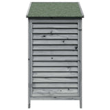 Capanno da Giardino con tetto Grigio 59 x 56 x 113,5 cm