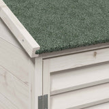 Capanno da Giardino con tetto Bianco 106 x 56 x 113,5 cm
