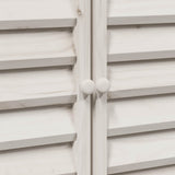 Capanno da Giardino con tetto Bianco 106 x 56 x 113,5 cm