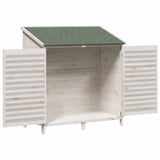 Capanno da Giardino con tetto Bianco 106 x 56 x 113,5 cm
