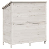 Capanno da Giardino con tetto Bianco 106 x 56 x 113,5 cm