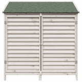 Capanno da Giardino con tetto Bianco 106 x 56 x 113,5 cm
