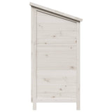 Capanno da Giardino con tetto Bianco 106 x 56 x 113,5 cm