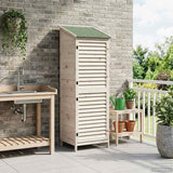 Capanno da Giardino con tetto Bianco 59 x 56 x 176 cm