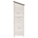Capanno da Giardino con tetto Bianco 59 x 56 x 176 cm