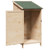 Capanno da Giardino con tetto Naturale 59,5 x 56 x 113,5 cm