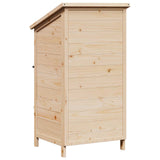 Capanno da Giardino con tetto Naturale 59,5 x 56 x 113,5 cm
