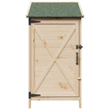 Capanno da Giardino con tetto Naturale 59,5 x 56 x 113,5 cm