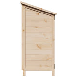 Capanno da Giardino con tetto Naturale 59,5 x 56 x 113,5 cm