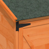 Capanno da Giardino con tetto Marrone 59,5 x 56 x 113,5 cm