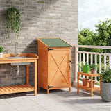 Capanno da Giardino con tetto Marrone 59,5 x 56 x 113,5 cm