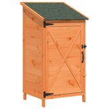 Capanno da Giardino con tetto Marrone 59,5 x 56 x 113,5 cm