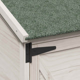 Capanno da Giardino con tetto Bianco 106 x 56 x 113,5 cm