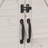 Capanno da Giardino con tetto Bianco 106 x 56 x 113,5 cm