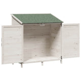Capanno da Giardino con tetto Bianco 106 x 56 x 113,5 cm