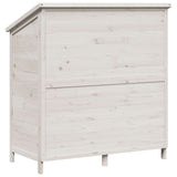 Capanno da Giardino con tetto Bianco 106 x 56 x 113,5 cm