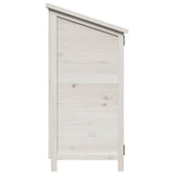 Capanno da Giardino con tetto Bianco 106 x 56 x 113,5 cm