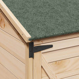 Capanno da Giardino con tetto Naturale 106 x 56 x 176,5 cm