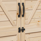 Capanno da Giardino con tetto Naturale 106 x 56 x 176,5 cm