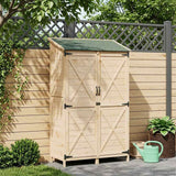 Capanno da Giardino con tetto Naturale 106 x 56 x 176,5 cm
