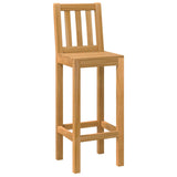 Set Bar da Esterno 3 pcs Non trattato Legno di teak solido