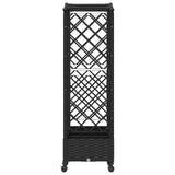 Letto Rialzato con Griglia e Tetto Nero 169 x 40 x 129 cm PP