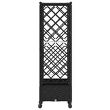 Letto Rialzato con Griglia e Tetto Nero 164 x 40 x 127 cm PP