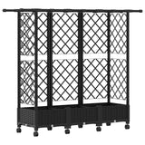 Letto Rialzato con Griglia e Tetto Nero 164 x 40 x 127 cm PP
