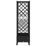 Letto Rialzato con Griglia e Tetto Nero 164 x 40 x 127 cm PP