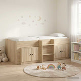 Struttura Letto Loft con Mobile con porta 3 pz Rovere Sonoma