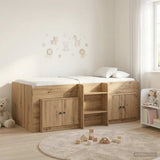 Struttura Letto Loft con Mobile 3 pcs Rovere Artigianale