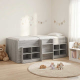 Struttura Letto Loft con Mobile 3 pz Sonoma grigio