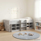 Struttura Letto Loft con Mobile 3 pz Grigio Cemento