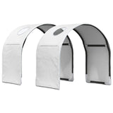 Letto con Tunnel con lo scaffale 3 pz Rovere Sonoma e Bianco