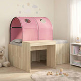Letto con Tunnel 3 pz Rovere Artigianale e Rosa
