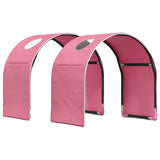 Letto con Tunnel 3 pz Rovere Artigianale e Rosa