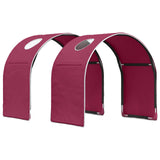 Letto con Tunnel 3 pz Rovere Artigianale e Rosso