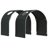 Letto con Tunnel 3 pz Rovere Artigianale e Nero