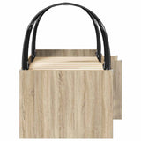 Letto Alto per Bambini con Tunnel 3 pz Rovere Sonoma e Nero