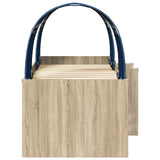 Letto con Tunnel 3 pz Sonoma e Blu Legno ingegnerizzato