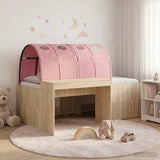 Letto con Tunnel 3 pz Rovere Sonoma e Rosa Legno truciolato