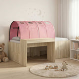 Letto con Tunnel 3 pz Rovere Artigianale e Rosa