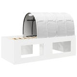 Letto alto per bambini con scrivania 3 pz Bianco