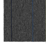 Piastrella per Tappeto Grigio Medio con Strisce 50 x 50 cm