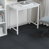 Piastrella per Tappeto Grigio Medio con Strisce 50 x 50 cm