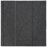Piastrella per Tappeto Grigio Medio con Strisce 50 x 50 cm
